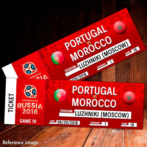 Fifa world cup russia 2018   portugal vs morocco   cat 1 ...