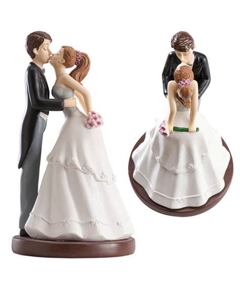 Figura de pastel de bodas Beso de novios