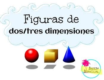 Figuras de dos/tres dimensiones/ Shapes in Spanish by ...