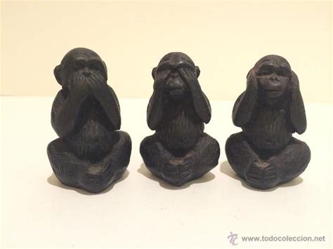 figuras de los 3 monos sabios místicos   Comprar Artesania ...