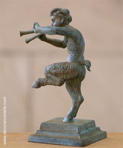 Figure du Dieu Pan. 10 cm. en bronze. .  Vente des figures ...