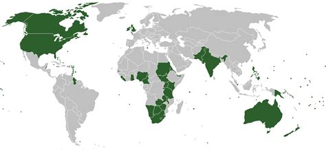 File:English as Official Language Map.png   Wikipedia