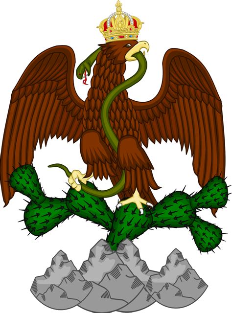 File:Escudo de guerra del Imperio Mexicano 1865 1867.svg ...