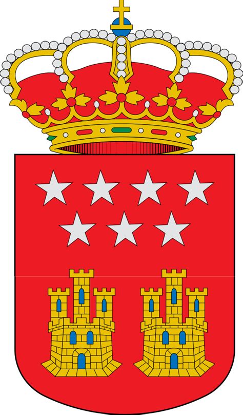 File:Escudo de la Comunidad de Madrid  oficial .svg ...