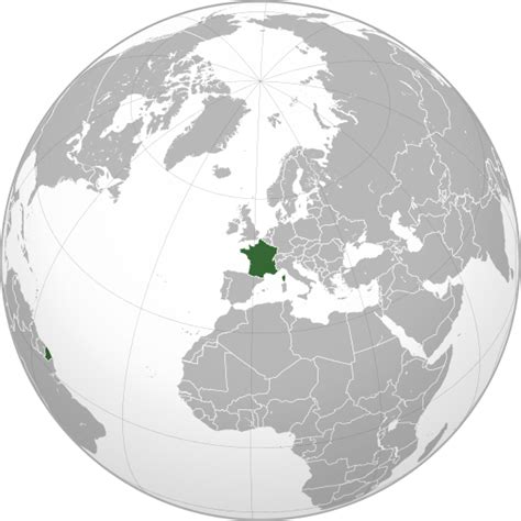 File:France  orthographic projection .svg