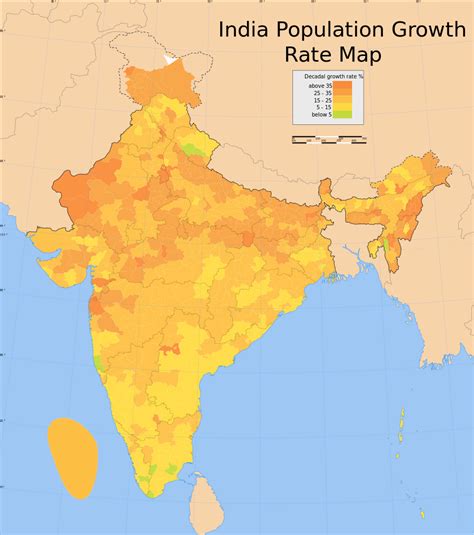 File:India decadal growth rate map.svg   Wikimedia Commons