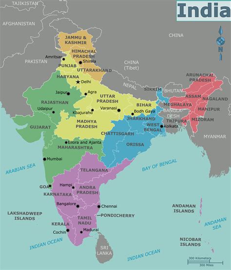 File:Map of India.png   Wikimedia Commons