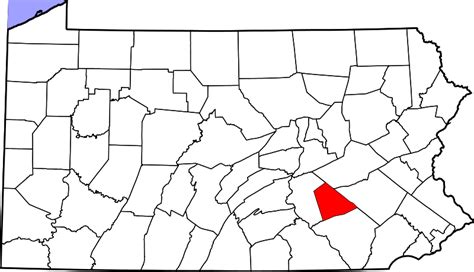 File:Map of Pennsylvania highlighting Lebanon County.svg ...