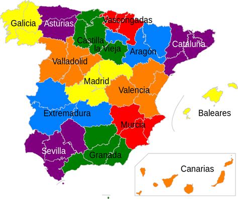 File:Mapa de España   Proyecto de reforma de Moret de 1884 ...