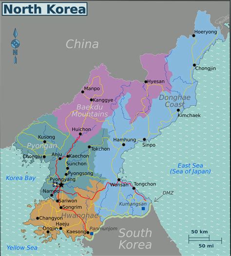 File:North Korea Regions Map.png   Wikimedia Commons