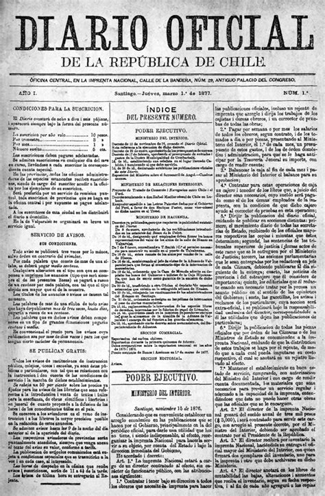 File:Portada Diario Oficial Chile 1877.jpg   Wikimedia Commons