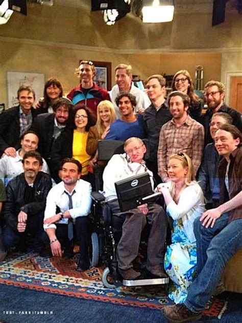 File:Stephen hawking with the cast and crew of the big ...