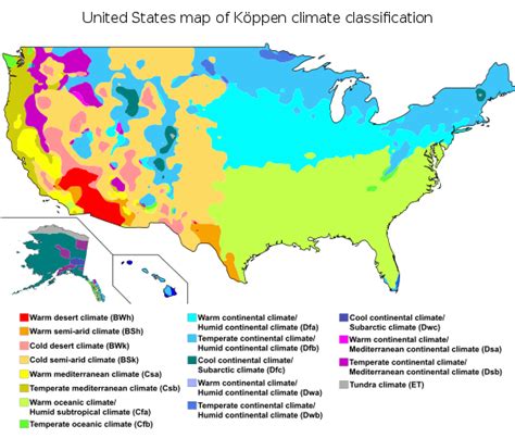 File:USA map of Köppen climate classification.svg ...