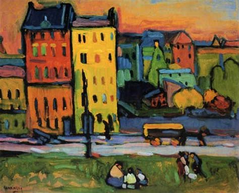 File:Vassily Kandinsky, 1908   Houses in Munich.jpg ...