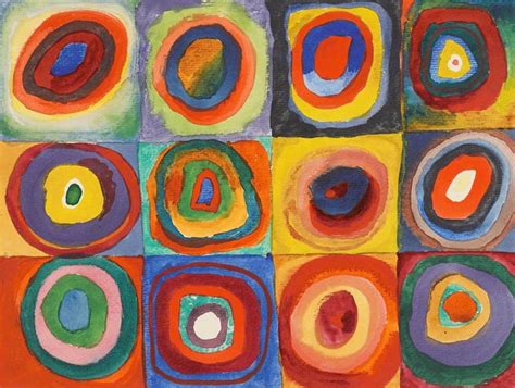 File:Vassily Kandinsky, 1913   Color Study, Squares with ...