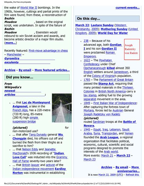 File:Wikipedia, the free encyclopedia Page 2 3 22 09.jpg ...