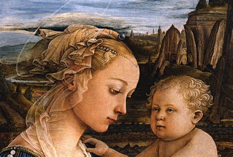 Filippo Lippi. Vierge à l enfant avec deux anges  1465