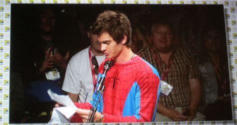FilmClubAndrew Garfield en el panel de Amazing Spiderman ...