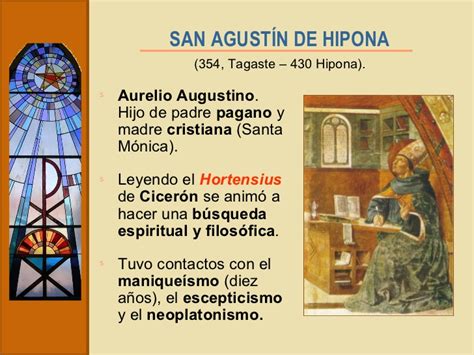 Filosofía medieval. San Agustín