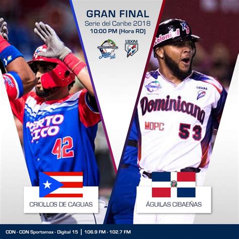 Final Serie del Caribe 2018: Puerto Rico vs. República ...