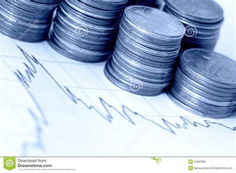 Finance stock image. Image of coins, funds, income, growth ...
