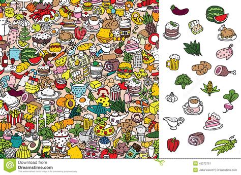 Find Food, Visual Game. Solution In Hidden Layer! Stock ...