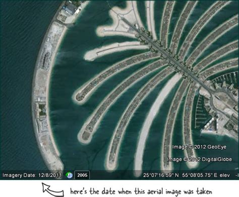 Find the Date When Satellite Images on Google Maps Were Taken