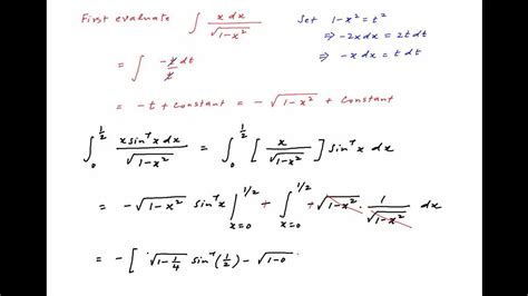 Find the integral of x*arcsin x  / sqrt [ 1  square x ...
