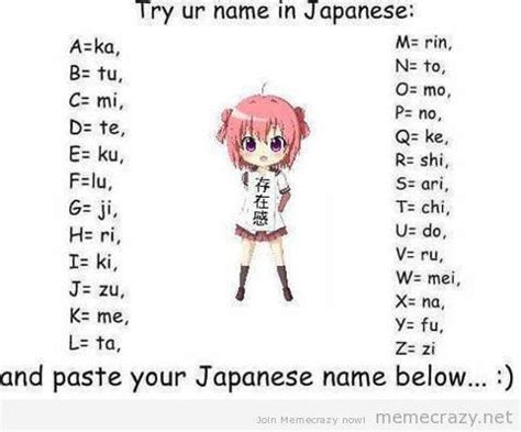 Find Your Japanese Name! by Jinx ix on DeviantArt