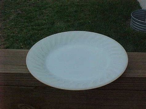 Fire King Ivory Swirl Dinner Plate For Sale | Antiques.com ...
