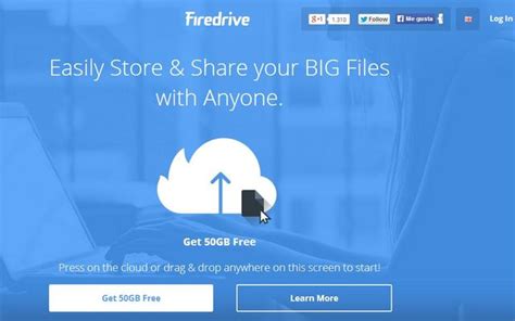 Firedrive, almacenamiento en la nube con 50 GB gratuitos