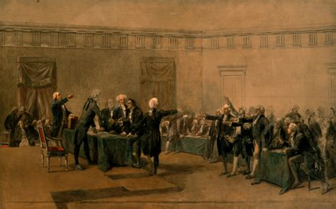 Firma de la declaración de independencia de los Estados ...