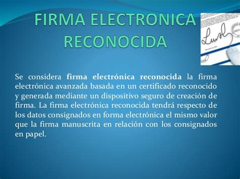 Firma electronica