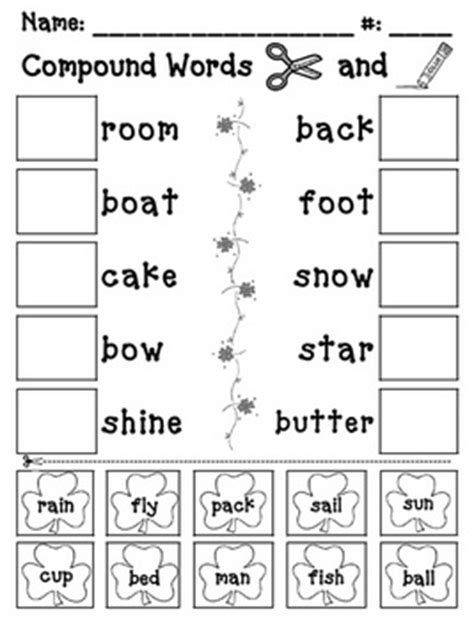 First Grade Cut And Paste Worksheets Free Worksheets ...