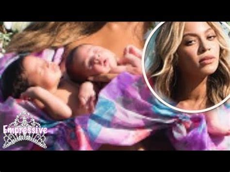 First look at Beyonce s twins: Sir Carter and Rumi   YouTube