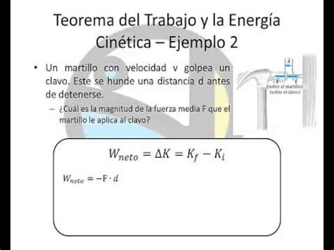 FIS TUBE: Teorema Trabajo Energía Cinética  versión 1.0 ...