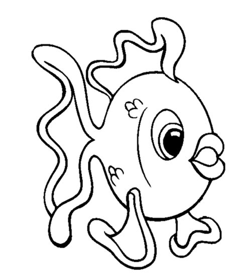 Fish Coloring Page | Coloring Ville