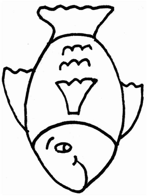 Fish Shape Template   Coloring Home