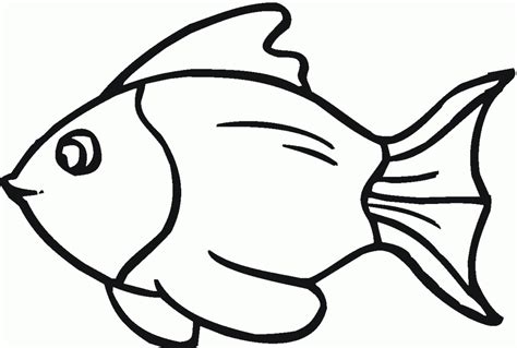 Fish Template Cut Out   Coloring Home
