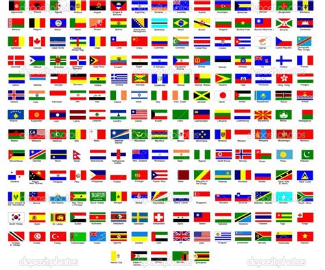 Flags of different countries, nice to use with immigrant ...