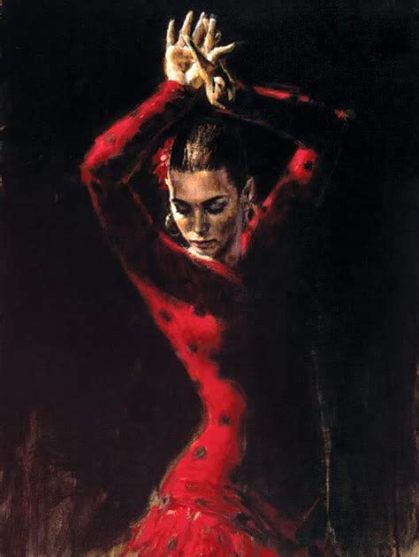 Flamenco Dancer Lunaresnegros ii painting | framed ...