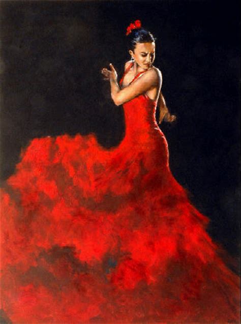 Flamenco dancer | Painting of a flamenco dancer | By ...