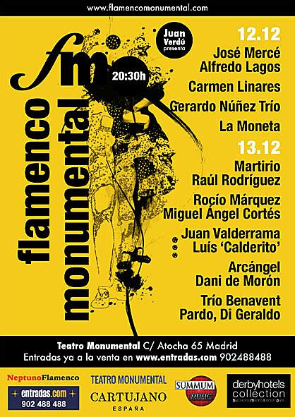 Flamenco Monumental  en Madrid en diciembre de 2015 ...