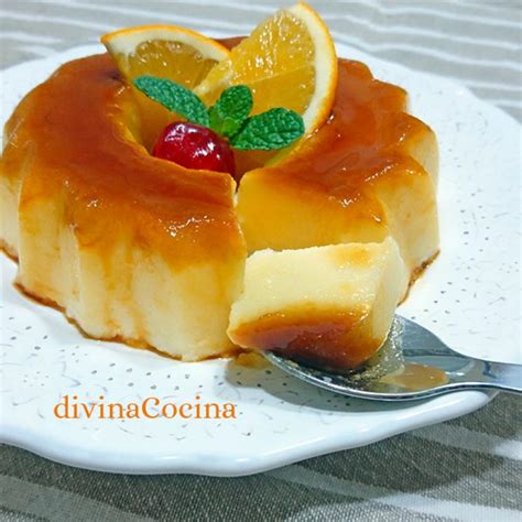 Flan de naranja sin horno | Postres Fáciles y Ricos