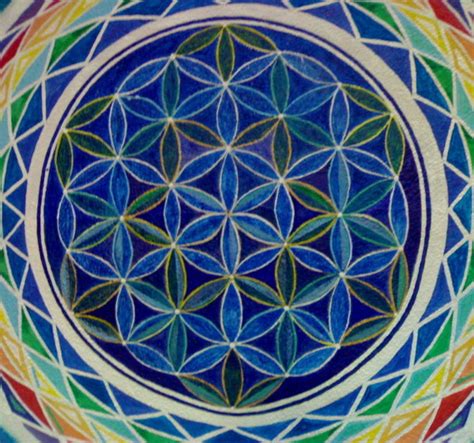 Flor de la vida en mandalas: Esquema de la creación | Mandalas