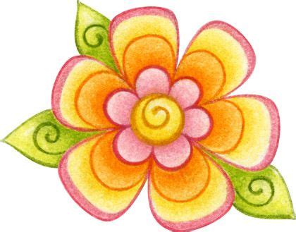 Flores coloreadas para imprimir | Imagenes y dibujos para ...