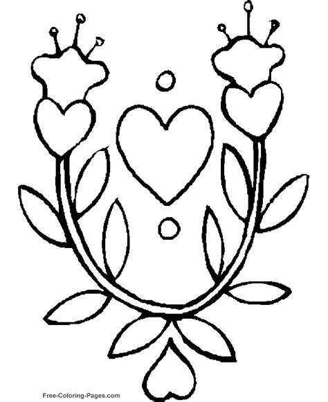 Flower coloring sheets   Flower 03