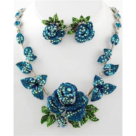 Flower Necklace Set: Jewelry: Amazon.com | Jewelry I Love ...