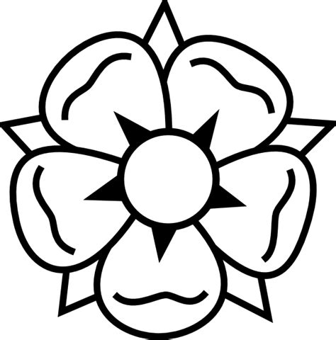 Flower Tattoo Clip Art at Clker.com   vector clip art ...