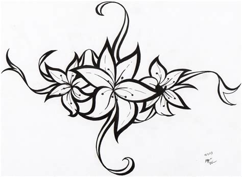 Flower Tattoo Tribal Ideas | Free Images at Clker.com ...